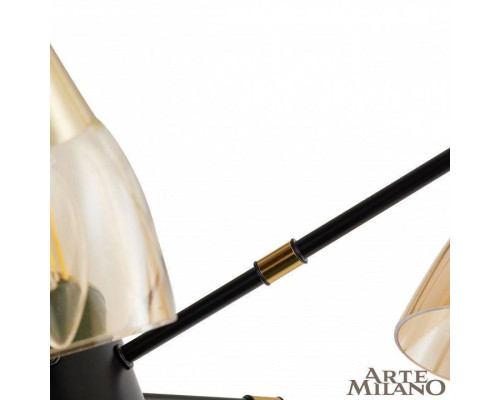 Люстра на штанге Arte Milano Neapolis 276708/12 BK/GD