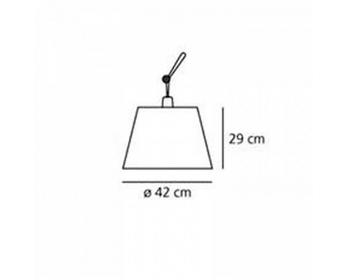 Плафон бумажный Artemide Tolomeo Mega 0780030A