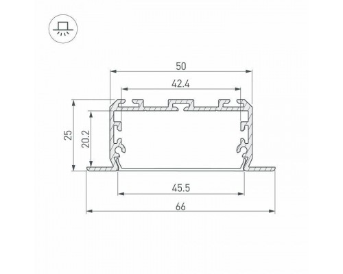 Профиль встраиваемый Arlight KLUS-POWER 028919