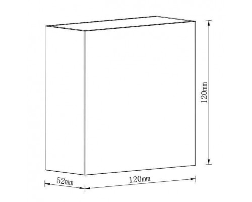 Накладной светильник Arte Lamp Algol A1445AL-1BK