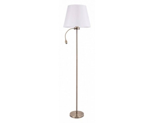 Торшер с подсветкой Arte Lamp Elba A2581PN-2AB