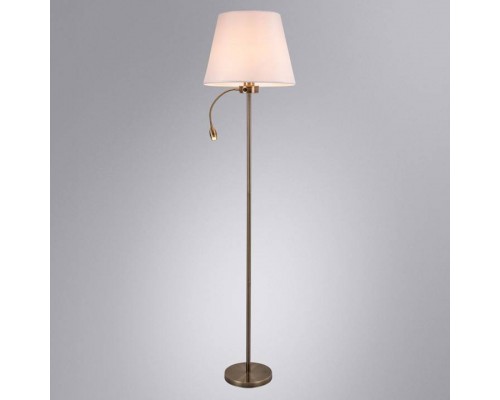 Торшер с подсветкой Arte Lamp Elba A2581PN-2AB