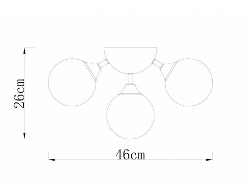 Потолочная люстра Arte Lamp Fobos A2704PL-5SG