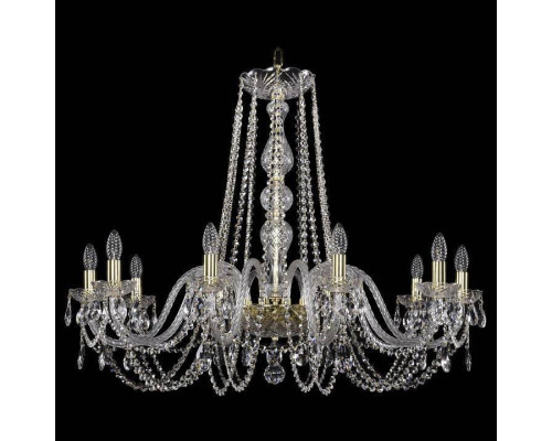 Подвесная люстра Bohemia Ivele Crystal 1402 1402/10/360/G