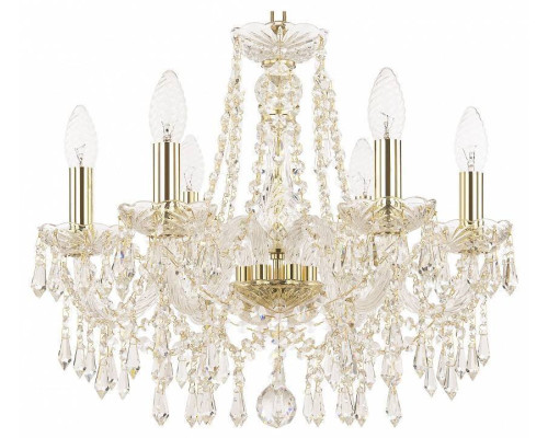 Подвесная люстра Bohemia Ivele Crystal 1403 1403/6/160/G