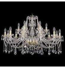 Подвесная люстра Bohemia Ivele Crystal 1413 1413/12+6/360/G
