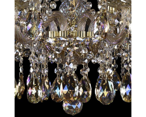 Подвесная люстра Bohemia Ivele Crystal 1413 1413/8/200/G/M701