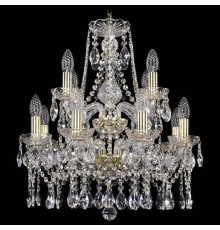Подвесная люстра Bohemia Ivele Crystal 1413 1413/8+4/165/2d/G