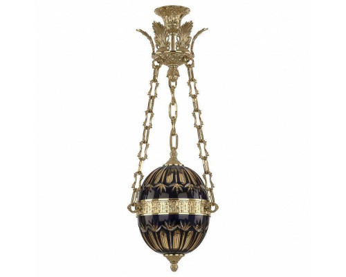 Подвесной светильник Bohemia Ivele Crystal 7100 71000P/20 G Amber-Blue/H-1I Y8