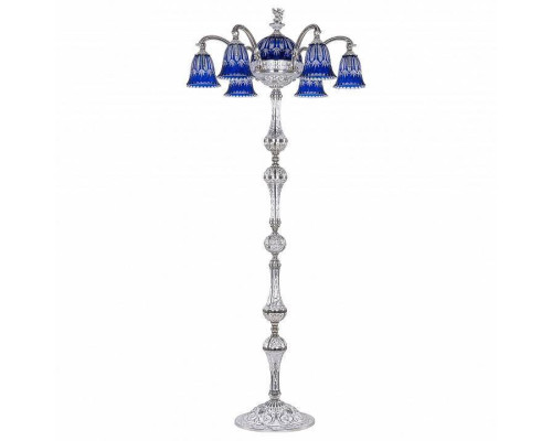 Торшер Bohemia Ivele Crystal 7209 72009TP/6/175 NW P2 D Clear-Blue/H-1I FA1S