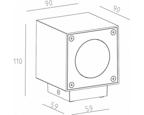 Накладной светильник Deko-Light Cubodo A 730328