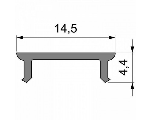 Профиль накладной Deko-Light P-01-10 983062