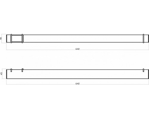 Накладной светильник Denkirs BELTY LINEAR DK5576-WH