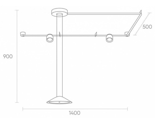 Комплект трековой системы Denkirs Belty SET темно-синий DK55SET02-02-DB