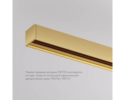 Заглушка для трека Denkirs SHINE BASE TR5735-SB