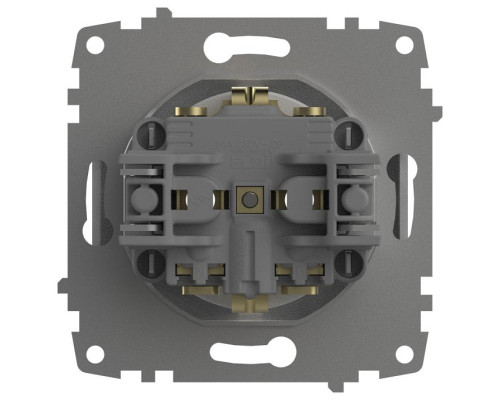 Розетка с заземлением, без рамки Elbi Eleсtriс Jazz 607-010200-217