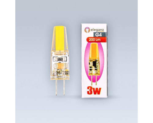 Лампа светодиодная Eleganz  G4 3Вт 4500K 1300