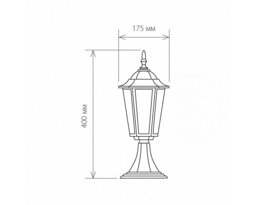 Наземный низкий светильник Elektrostandard Claro a035743