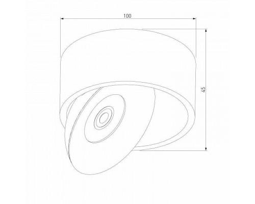 Накладной светильник Elektrostandard Glide a059332