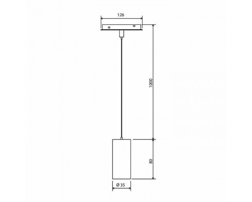 Подвесной светильник Elektrostandard Slim Magnetic a063533