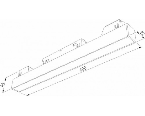 Встраиваемый светильник Elektrostandard Slim Magnetic a063540