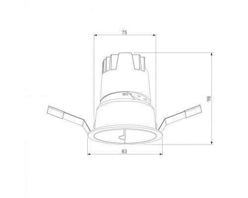 Встраиваемый светильник Elektrostandard Inline a064611