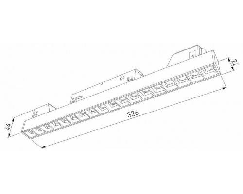 Встраиваемый светильник Elektrostandard Slim Magnetic a067377