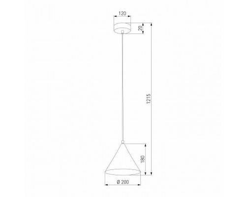 Подвесной светильник Elektrostandard Bevel a068472