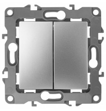 Переключатель двухклавишный без рамки Эра Эра 12 12-1106-03