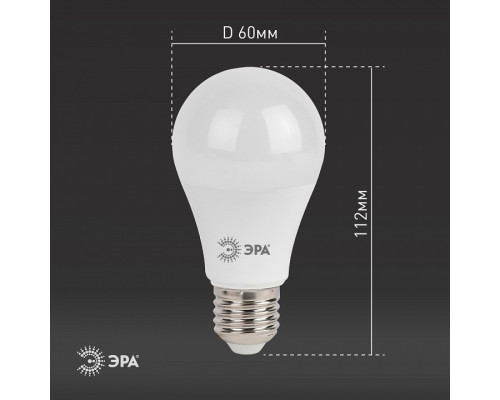 Лампа светодиодная Эра Стандарт LED A60-15W-827-E27