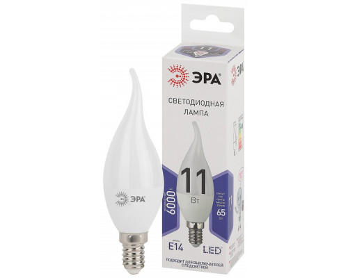 Лампа светодиодная Эра Стандарт LED BXS-11W-860-E14