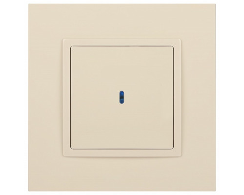 Выключатель одноклавишный с подсветкой без рамки Эра Эра Elegance 14-1102-02