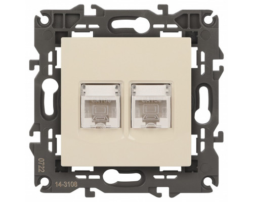 Розетка Ethernet RJ-45 без рамки Эра Эра Elegance 14-3108-02