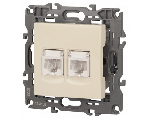 Розетка Ethernet RJ-45 без рамки Эра Эра Elegance 14-3108-02