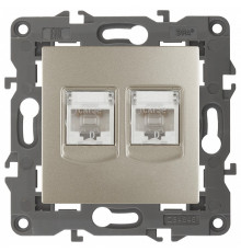 Розетка Ethernet RJ-45 без рамки Эра Эра Elegance 14-3108-04