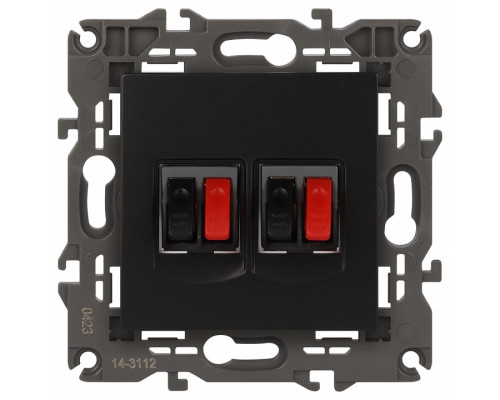 Розетка акустическая без рамки Эра Эра Elegance 14-3112-05