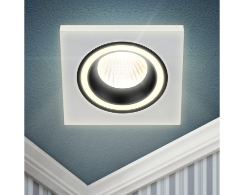 Встраиваемый светильник Эра  DK91 WH/BK