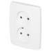 Розетка двойная без заземления Эра Эра 12 12-2107-01М