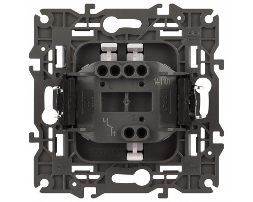 Выключатель одноклавишный без рамки Эра Эра Elegance 14-1101-16