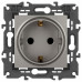Розетка с заземлением и со шторкой, без рамки Эра Эра Elegance 14-2102-16