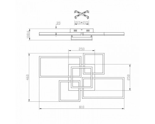 Потолочная люстра Escada Arcade 10225/5LED