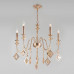 Подвесная люстра Eurosvet Telao золото/тонированный хрусталь Strotskis Smart 10120/5
