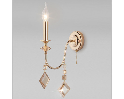 Бра Eurosvet Telao 10120/1 золото/тонированный хрусталь Strotskis (10110/1)