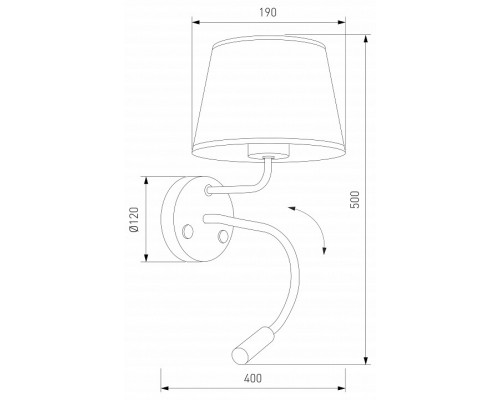 Бра с подсветкой TK Lighting Maja 10081 Maja