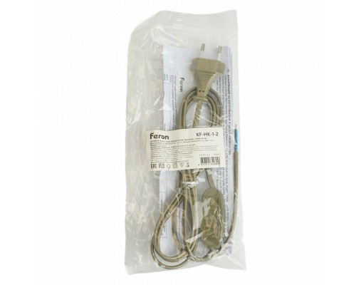 Сетевой провод с выключателем Feron KF-HK-1-2 51039