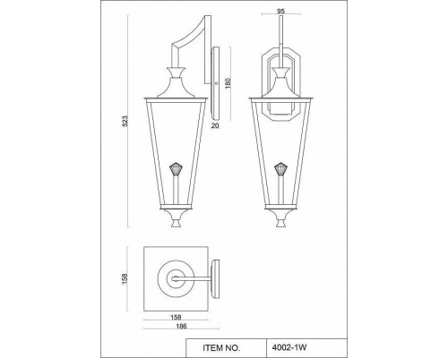 Бра Favourite Lampion 4002-1W