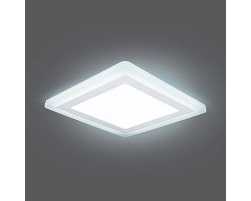 Встраиваемый светильник Gauss Backlight под лампу MR16 GU5.3 с LED подсветкой BL125