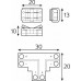 Соединитель лент T-образный жесткий Gauss Basic BT400