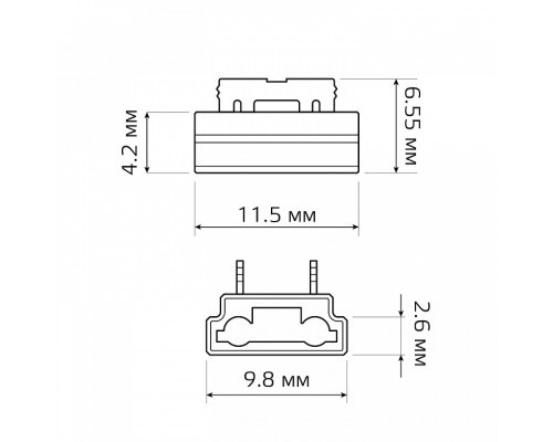 Соединитель с проводом универсальный Gauss  BT440