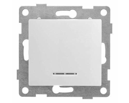 Выключатель сенсорый одноклавишный с подсветкой, без рамки Gusi Electric BRAVO С10В18-001